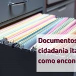 Como encontrar os documentos para a cidadania italiana?