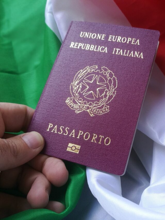 entenda como tirar o passaporte italiano