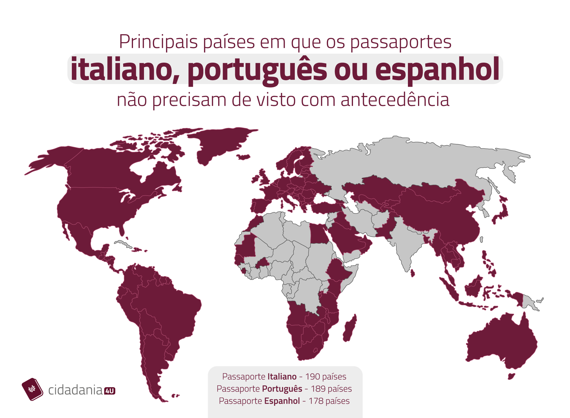 Passaportes mais fortes e poderosos do mundo: saiba quais são
