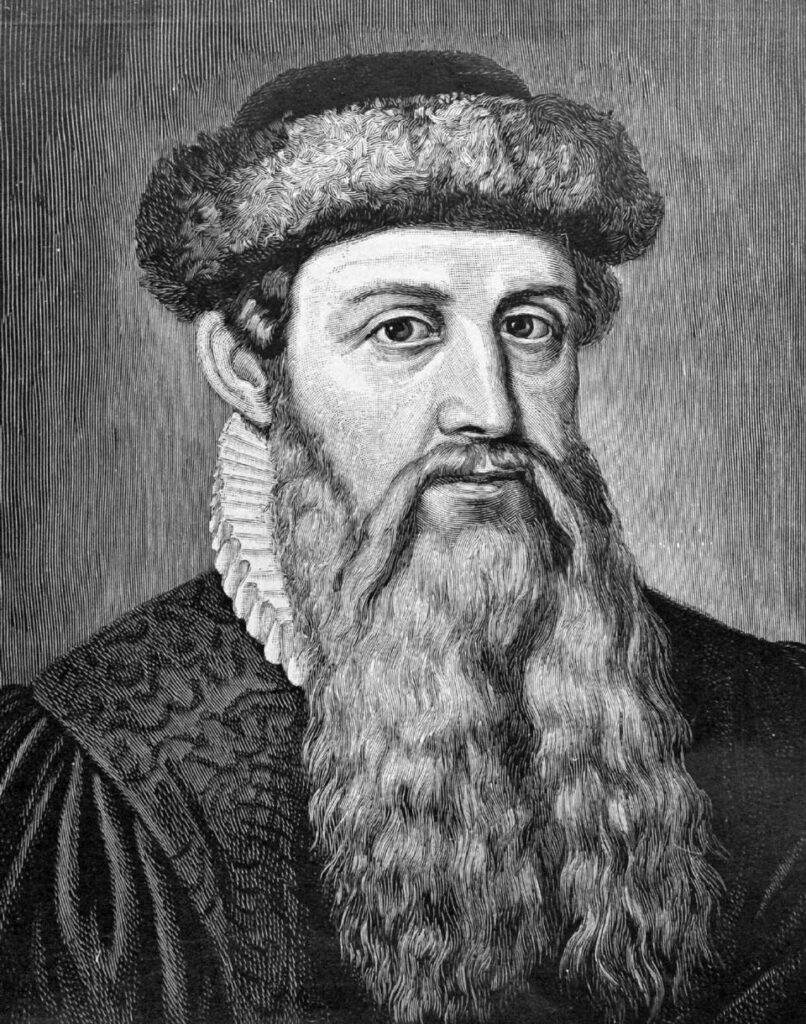 Origem da língua alemã. Gutenberg. 